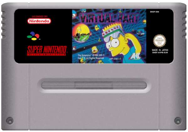 Virtual Bart media 7 for Super Nintendo
